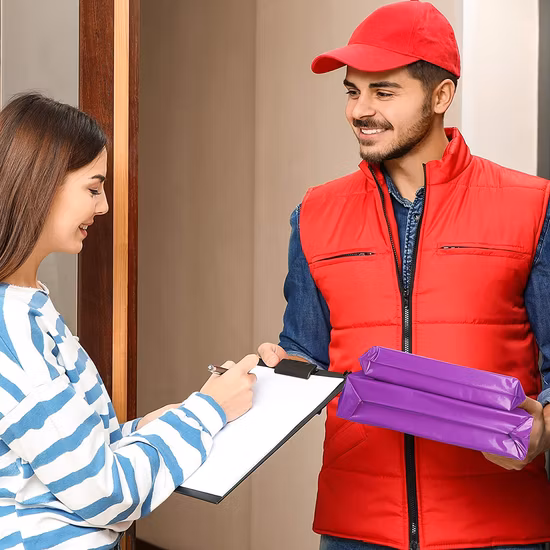 Компостируемые пластиковые пакеты для экспресс-почты, биоразлагаемые почтовые пакеты